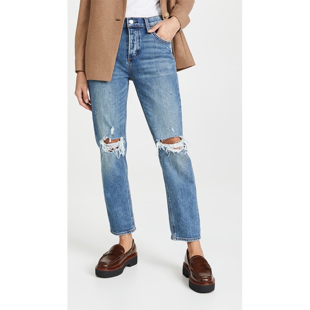 NWT Joe's Jeans The Scout Jeans Slim Boyfriend Distressed Timeless Destruct 28 - Picture 1 of 11
